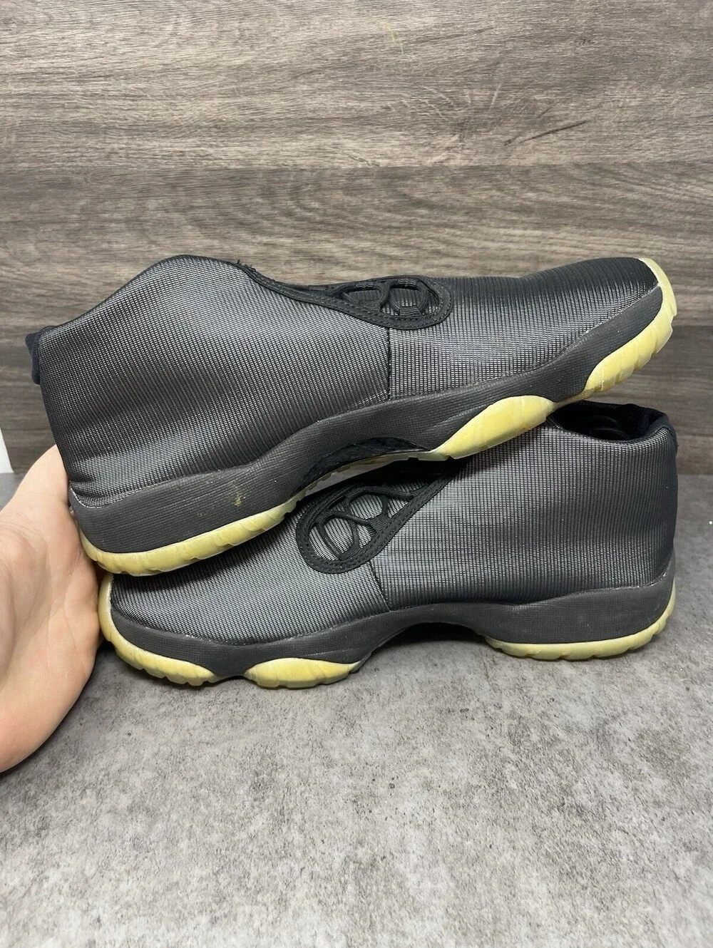 Air Jordan Future 3M Sneakers Mens Size 12 Black Reflective 656503-011